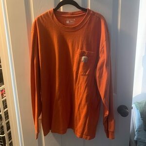 Carhartt Men's Bright Orange Long Sleeve Tee